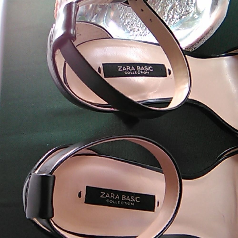 Zara Basic Collection Ankle Strap Heels - Picture 6 of 8